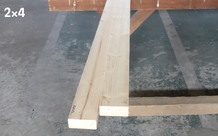 Spf材 素材 防腐加工無し カット納品 ウッドデッキネット 木材 通販